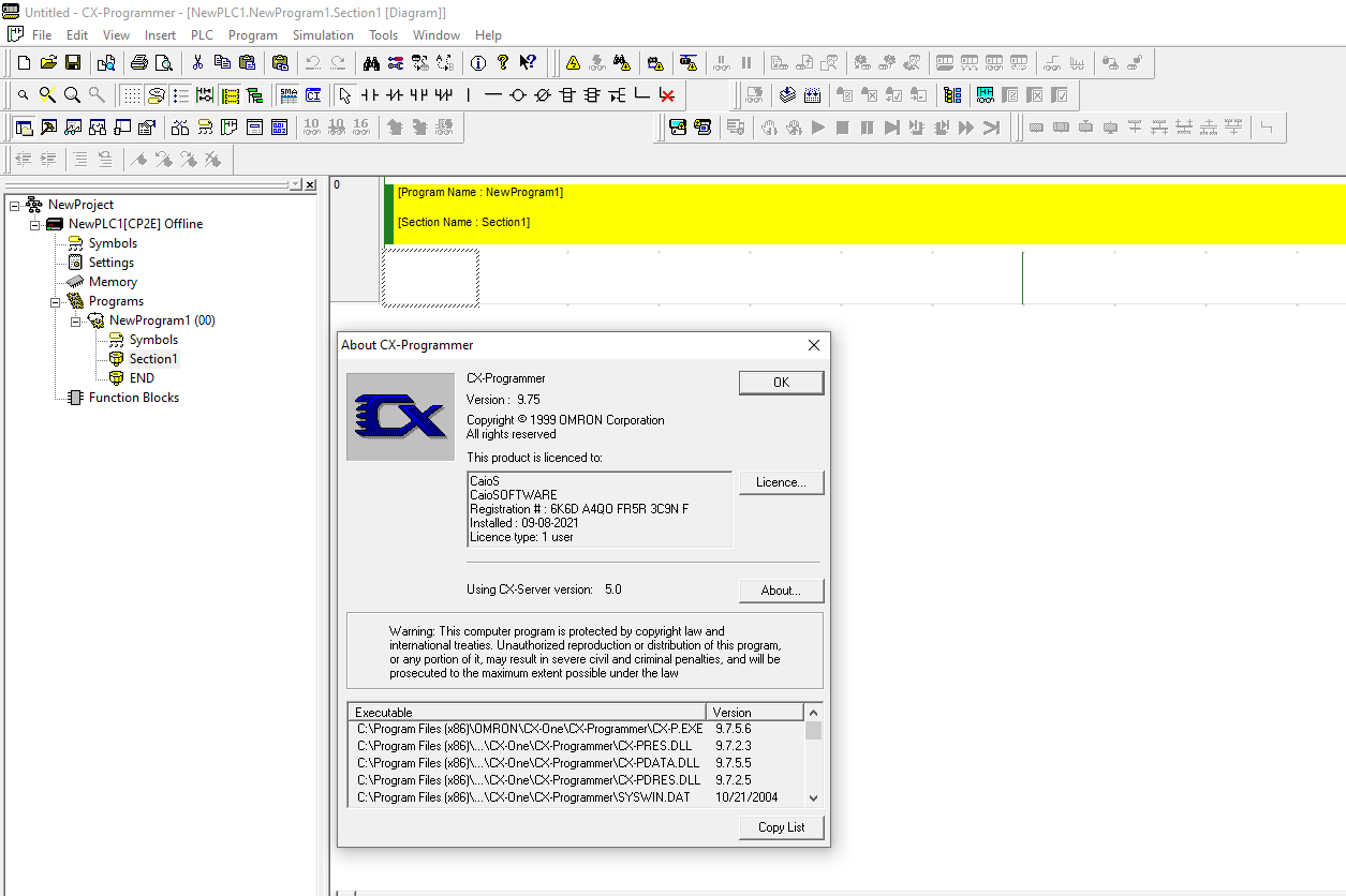Omron Master Virtual Machine